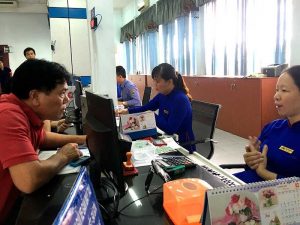đổi tiền lẻ tại ngân hàng